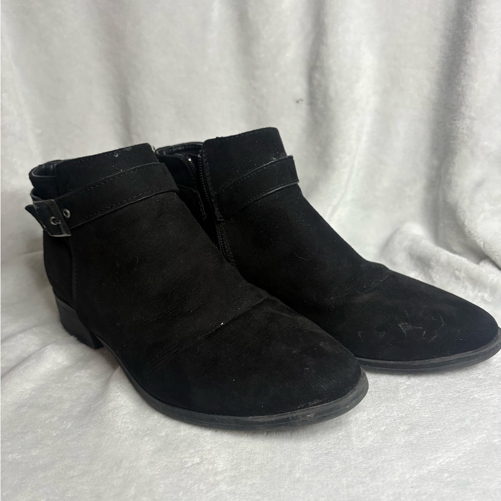 BAMBOO Classic Black Ankle Boots